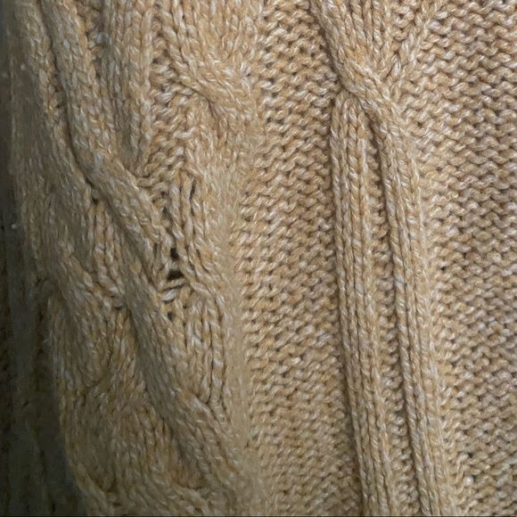 Anthro far away from close yellow knit buttoned sweater - Picture 6 of 7